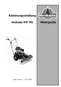 Bedienungsanleitung Herkules KM 702 HW Kehrmaschine