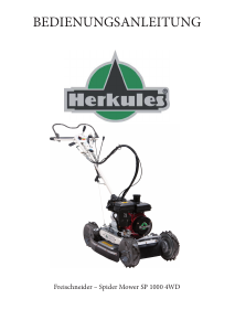Bedienungsanleitung Herkules SP 1000 Rasenmäher