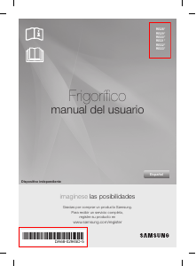 Manual de uso Samsung RB31FERNDSS Frigorífico combinado