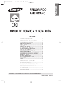 Manual de uso Samsung RS21NCSM Frigorífico combinado