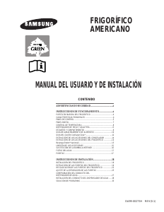 Manual de uso Samsung RS25KCSW Frigorífico combinado