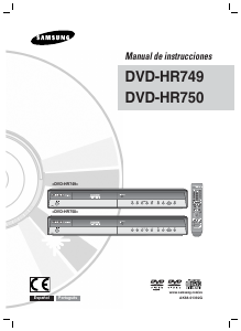 Manual Samsung DVD-HR749 Leitor de DVD