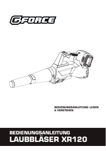 Bedienungsanleitung G-Force XR120 Laubblaser
