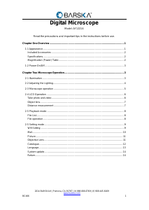Handleiding Barska AY12214 Microscoop