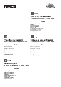 Manual de uso Ariston E4D X (AG) Frigorífico combinado