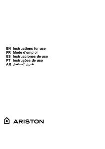 Manual de uso Ariston AHBS 9.7F LTI X Campana extractora