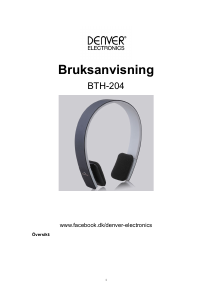 Bruksanvisning Denver BTH-204 Hörlurar