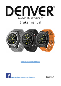Manual Denver SW-660 Relógio inteligente