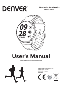 Manual Denver SW-171 Relógio inteligente