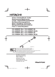 Manuale Hitachi CG 27EBSP(SL) Tagliabordi