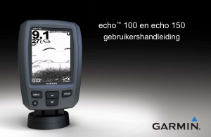 Handleiding Garmin echo 100 Fishfinder