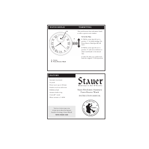 Manual Stauer 31529 Watch