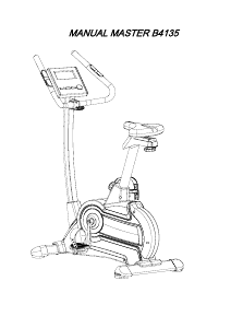 Bruksanvisning Master B4135 Motionscykel