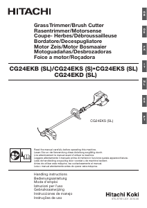 Manuale Hitachi CG 24EKD (SL) Tagliabordi