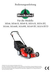 Bedienungsanleitung Herkules MA 49 R Rasenmäher