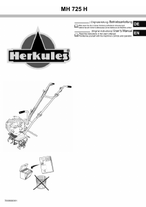 Manual Herkules MH 725 H Cultivator