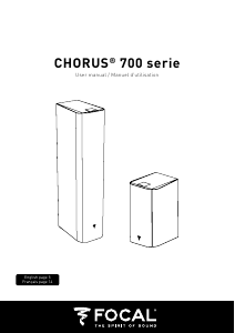 Bruksanvisning Focal Chorus 705 Högtalare