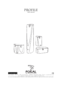 Bruksanvisning Focal Profile CC 908 Högtalare