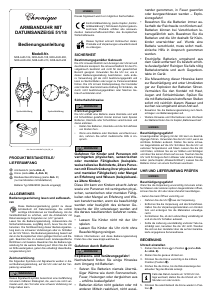 Bedienungsanleitung Chronique NO8-AUD-108 Armbanduhr