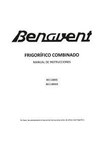 Bruksanvisning Benavent BEC188XE Kyl-frys