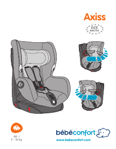 Handleiding Bébé Confort Axiss Autostoeltje