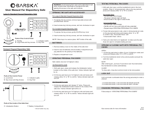 Handleiding Barska AX11930 Kluis