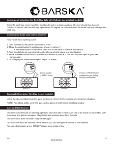 Handleiding Barska CB11830 Kluis