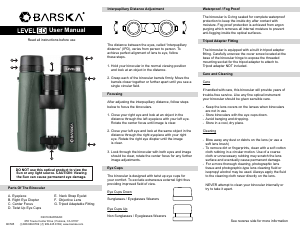 Handleiding Barska AB12804 Verrekijker