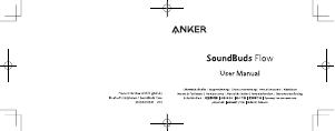 Manual Anker A3413 SoundBuds Flow Auscultador