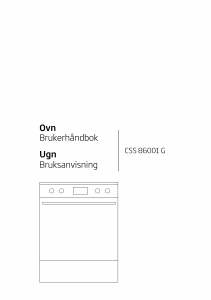 Bruksanvisning BEKO CSS 86001 GW Spis