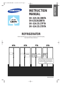 Handleiding Samsung SR-S29FTA Koel-vries combinatie