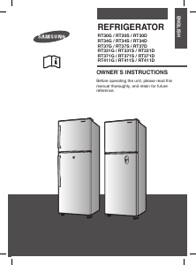 Bruksanvisning Samsung RT371GBSW Kyl-frys