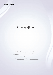 Manual de uso Samsung UA43K6000BW Televisor de LED
