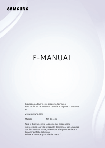 Manual de uso Samsung UE55TU7125K Televisor de LED