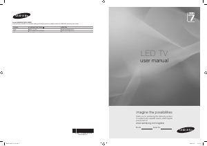 Bruksanvisning Samsung UE46B7000WW LED TV