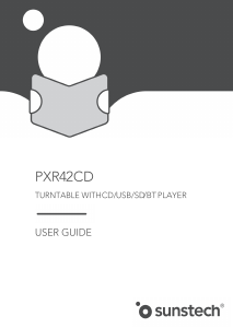 Manual Sunstech PXR42CD Gira-discos