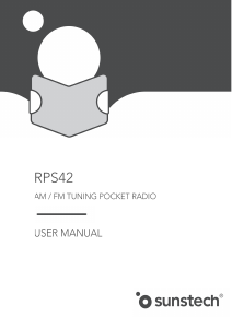 Manual Sunstech RPS42 Rádio
