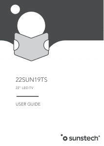 Bruksanvisning Sunstech 22SUN19TS LED TV