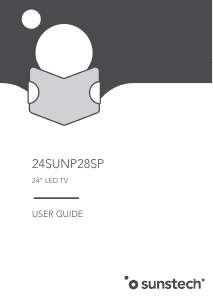 Manual de uso Sunstech 24SUNP28SP Televisor de LED