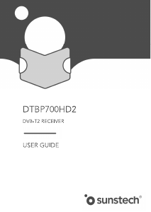 Bruksanvisning Sunstech DTBP700HD2 Digitalmottagare