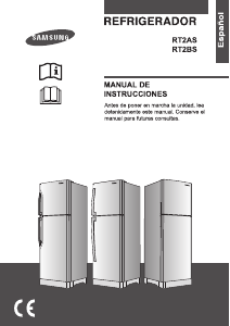 Manual de uso Samsung RT2BSKSW Frigorífico combinado