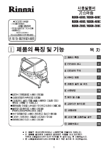 사용 설명서 린나이 RSKN-200S 스프제조기