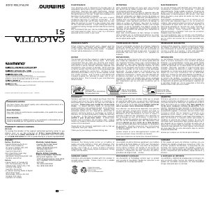 Handleiding Shimano Calcutta 51 Vismolen