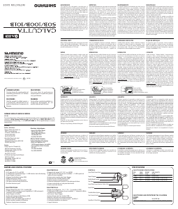 Manual Shimano Calcutta 100B Carreto pesca