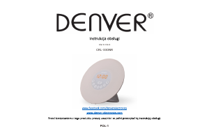 Instrukcja Denver CRL-330NR Wake-up light