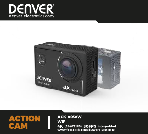 Manuale Denver ACK-8058W Action camera