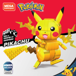 Handleiding Mega Construx set GMD31 Pokemon Pikachu