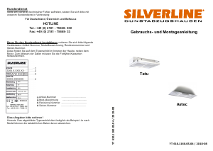 Bedienungsanleitung Silverline ASL 900 E Astec Dunstabzugshaube