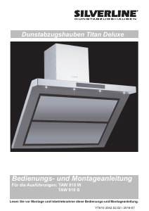 Bedienungsanleitung Silverline TAW 910 W Titan Deluxe Dunstabzugshaube