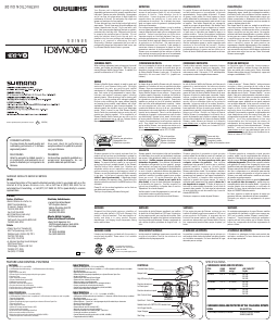 Handleiding Shimano Chronarch 100B Vismolen